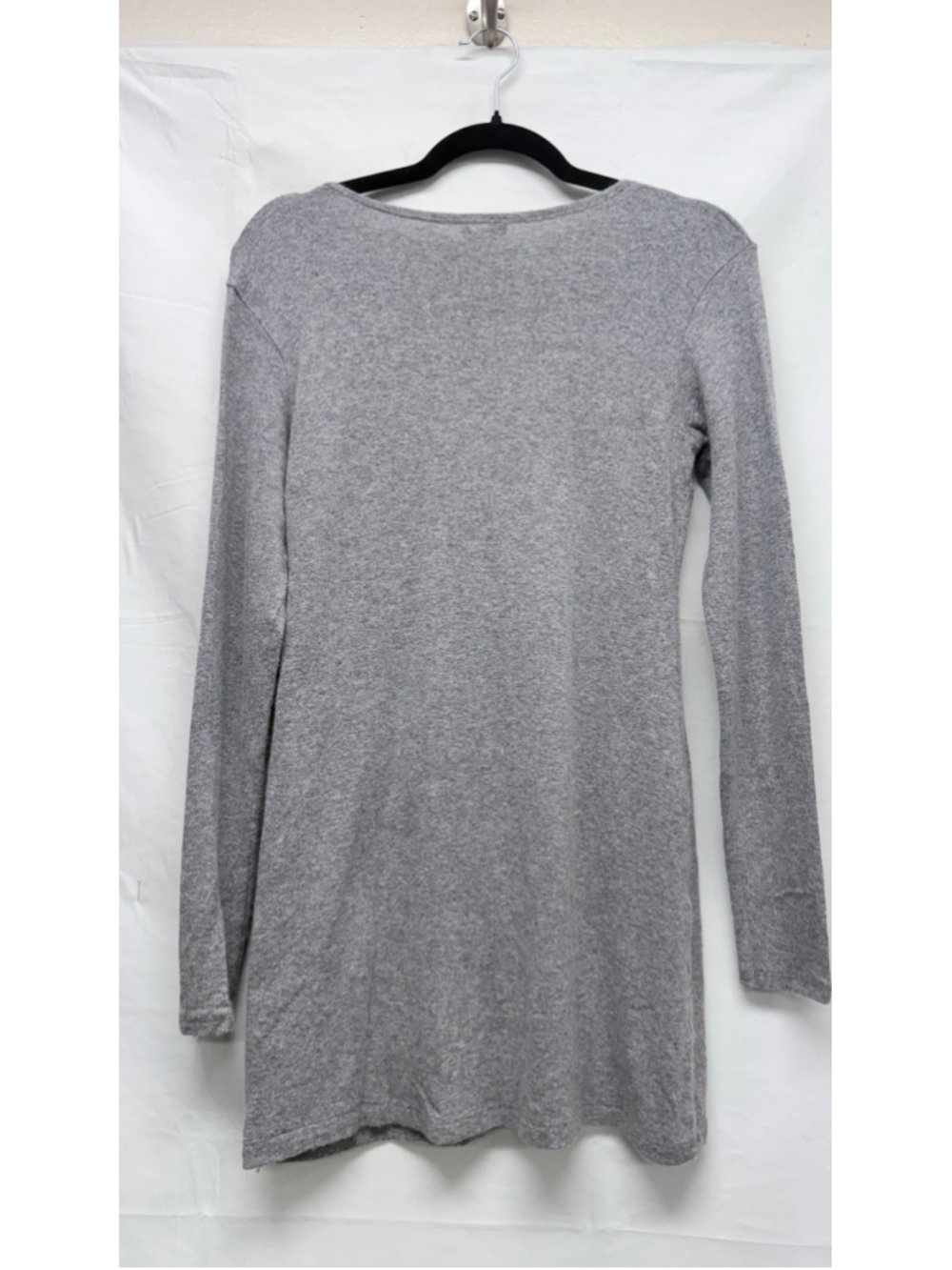 Women's Brandy Melville Grey Long Sleeve Mini Dress One size